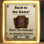 Hearthstone Back In The Game