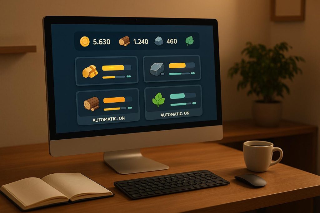 Passive Resource Systems in Idle Games