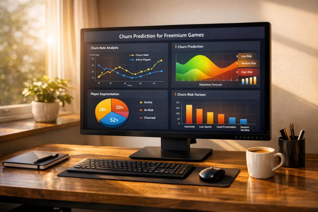 Churn Prediction Models for Freemium Games